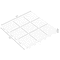 Gardenised Gray Interlocking Garden Path Tiles Outdoor Flooring Decorative Floor Grass Paver, PK 5 QI004107.5 - alternate 2